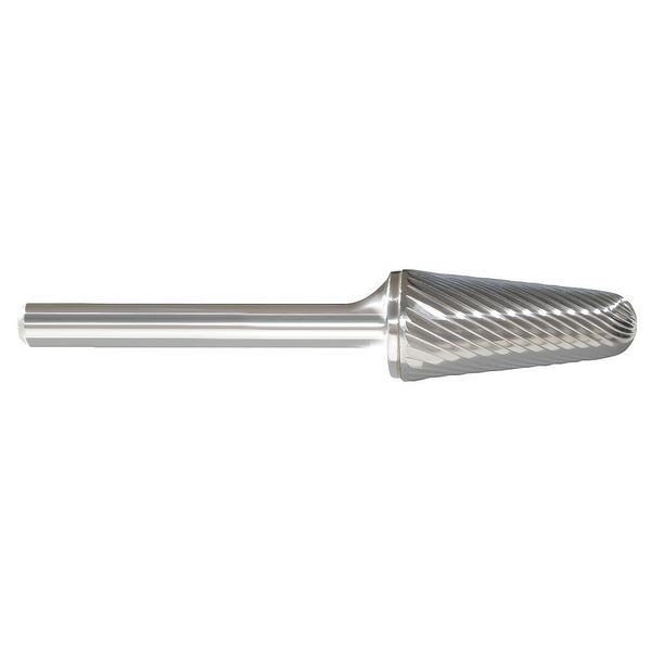Carbide Bur, Taper Radius, 1/4, 1/4 Shank
