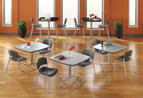 Round CafÃÂ©WorksÃ¢âÂ¢ Table, Gray - 36