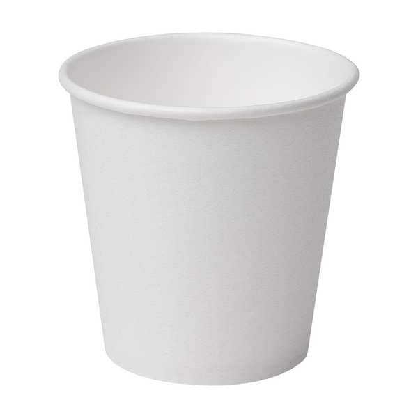 Disposable Hot cup 10 oz. White, Paper, Pk1000