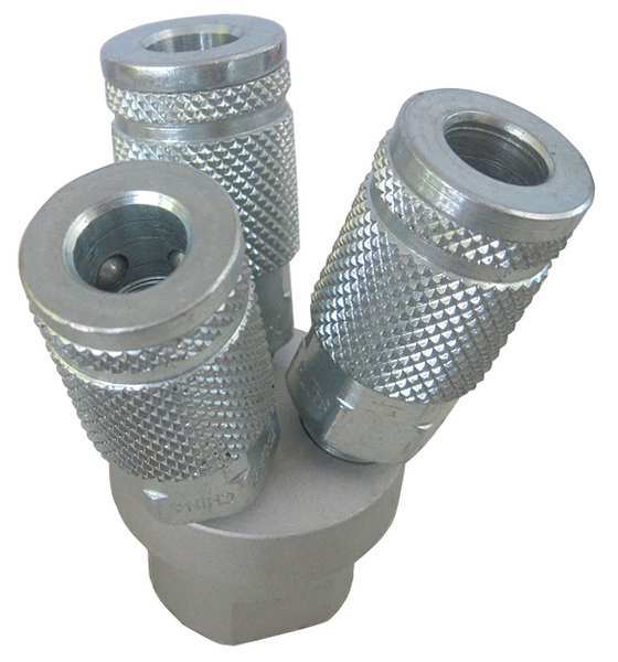 Air Gun Manifold, 1/4 FNPT, Automotive