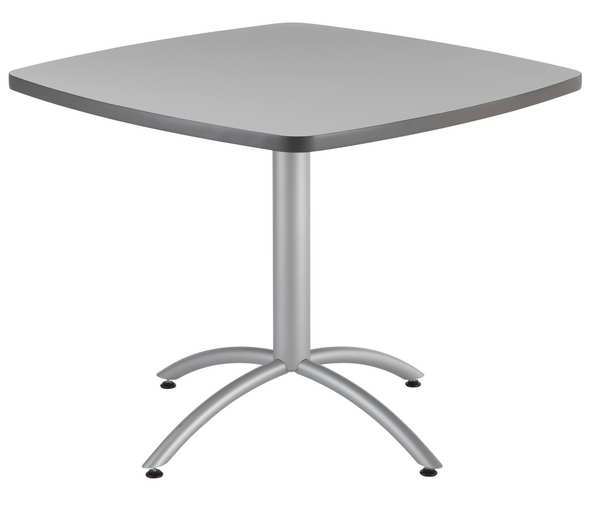 Square CafÃÂ©WorksÃ¢âÂ¢ Table, Gray - 36