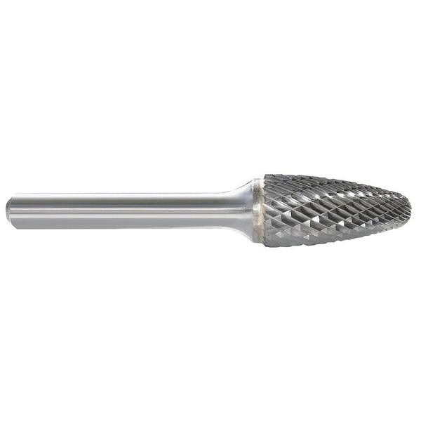 Carbide Bur, Tree, 3/16 In, 3/16 Shank