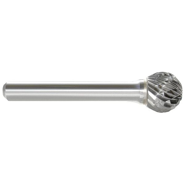 Carbide Bur, Ball Shape, 3/16, 3/16 Shank