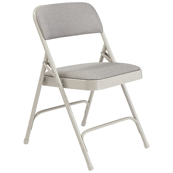 Folding Chair, Gray, 18-3/4 In., PK4