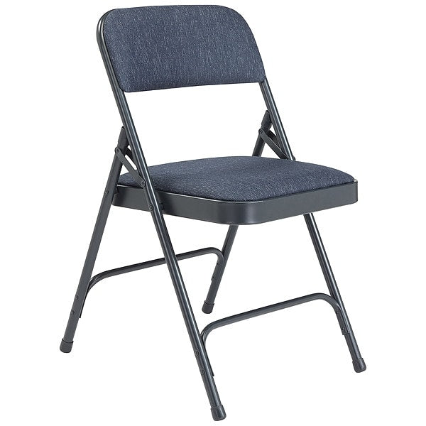 Folding Chair, Blue, 18-3/4 In., PK4
