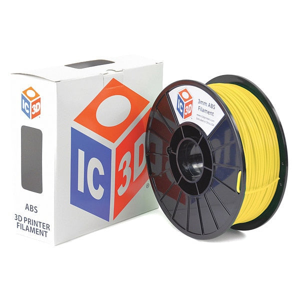 ABS Filament, Yellow, 3mm, 1kg Reel