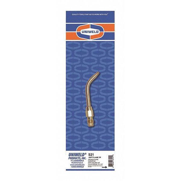 Screw Connect, Soft Flame Tip, 1/16