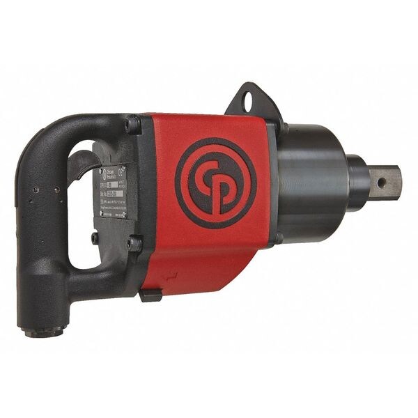 #5 Spline Air Impact Wrench D-Handle, Max Torque Reverse 5900 ft. lbf, 2800 RPM, Pinless Rocking Dog