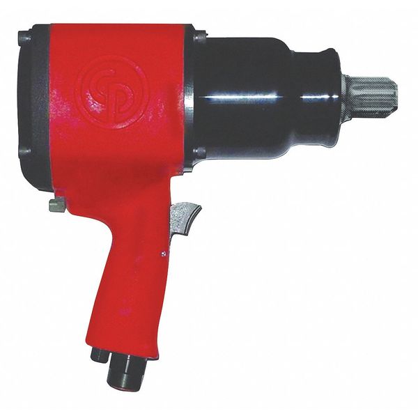 #5 Spline Air Impact Wrench, Pistol Handle, Max Torque Reverse 2800 ft. lbf, 3500 RPM, 2-Jaws