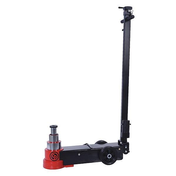 Air Hydraulic Jack, 50 Ton (50T), Low profile, High Lift Capacity on High-axle Vehicles