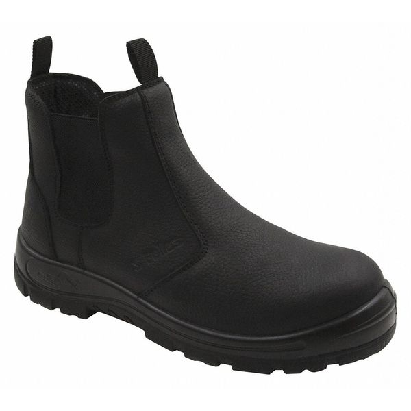Men Work Boot, Twin-Gore, Blk, 8.5M, PR