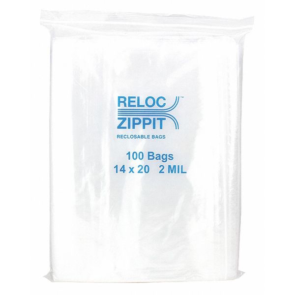 Reclosable Poly Bag 2-MIL, 14