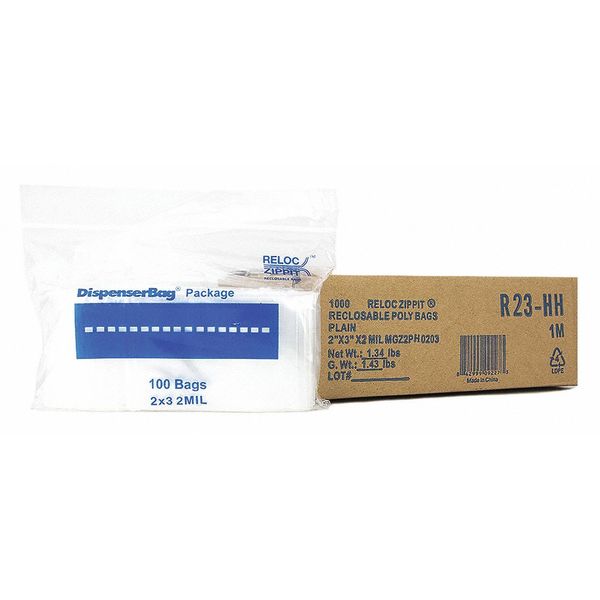 Reclosable Poly Bag 2-MIL, 2