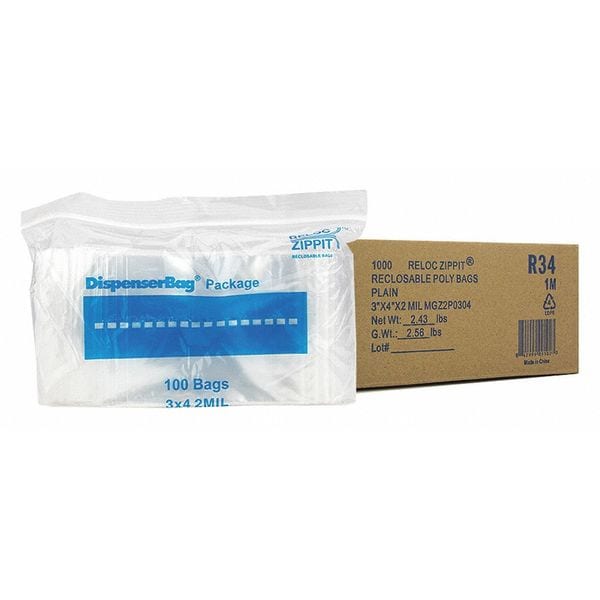 Reclosable Poly Bag 2-MIL, 3