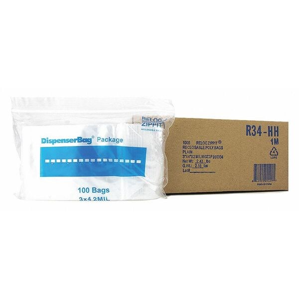 Reclosable Poly Bag 2-MIL, 3