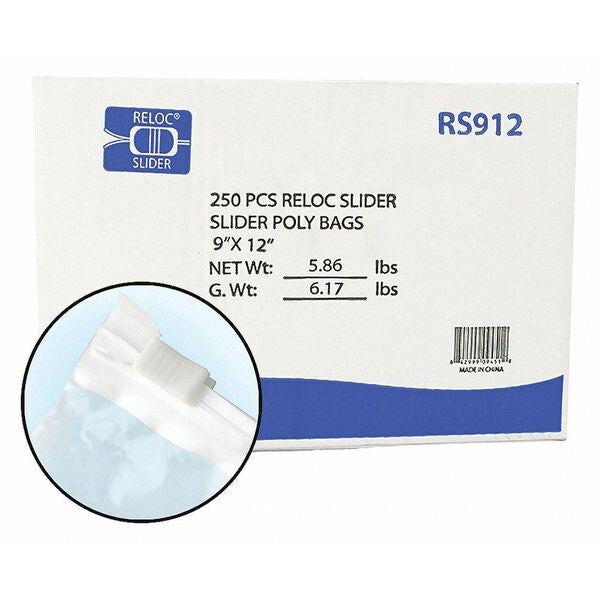 Reclosable Poly Bag 2.7-MIL, 9