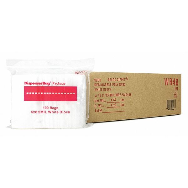 Reclosable Poly Bag 2-MIL, 4