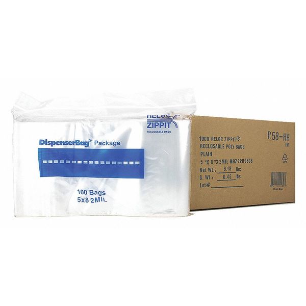 Reclosable Poly Bag 2-MIL, 5