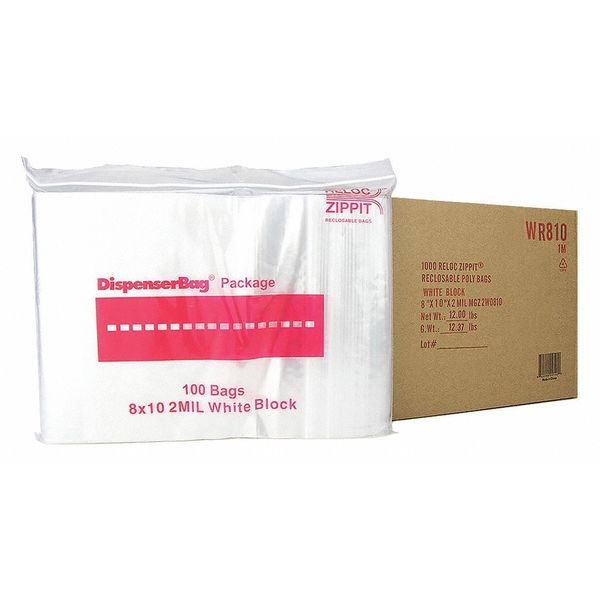 Reclosable Poly Bag 2-MIL, 8