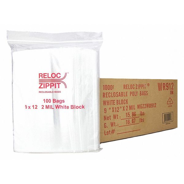 Reclosable Poly Bag 2-MIL, 9