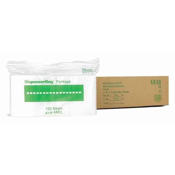 Reclosable Poly Bag 4-MIL, 4
