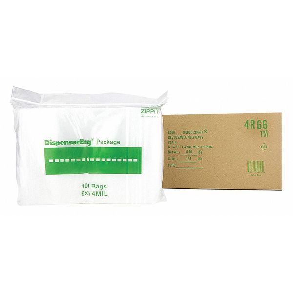 Reclosable Poly Bag 4-MIL, 6