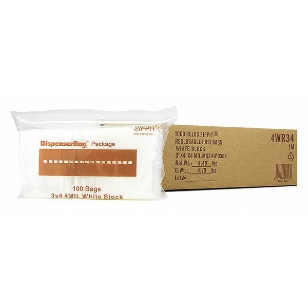 Reclosable Poly Bag 4-MIL, 3