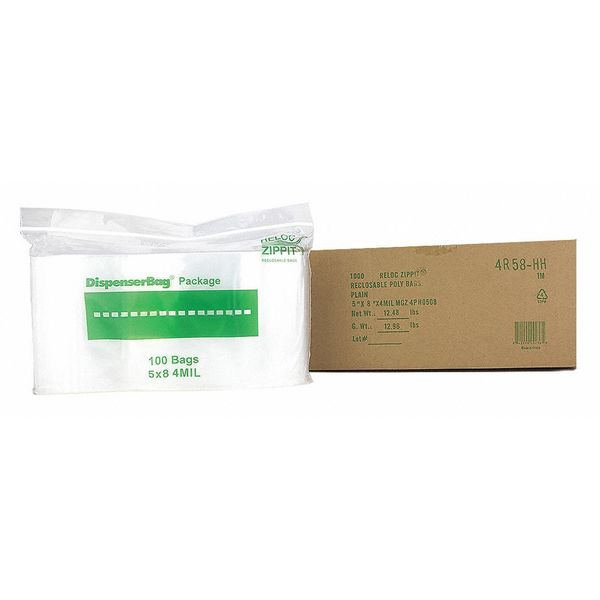 Reclosable Poly Bag 4-MIL, 5