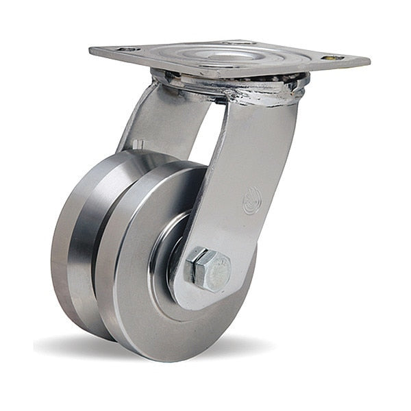 Swivel Caster Sta 4X2 Ss V-Grooved
