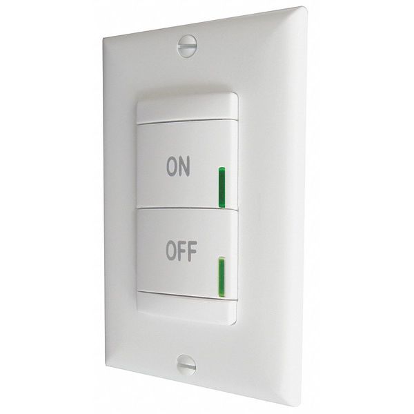 Push Button Wall Switch, White