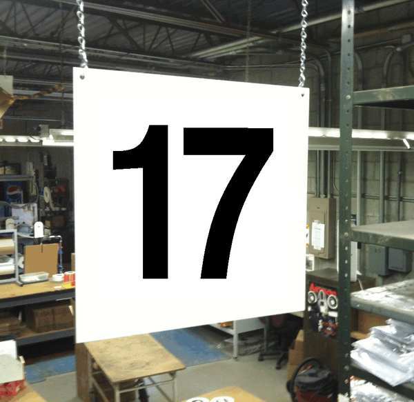 Hanging Aisle Sign, Legend 17