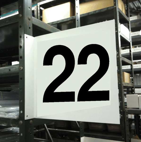 Projecting Aisle Sign, Legend 22, HPS-2W1412-22