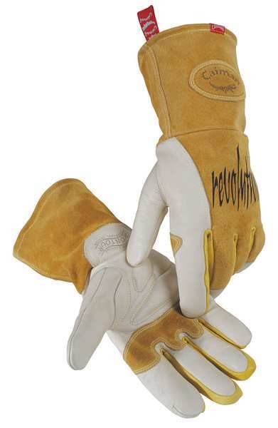 MIG Welding Gloves, Cowhide Palm, XL, PR