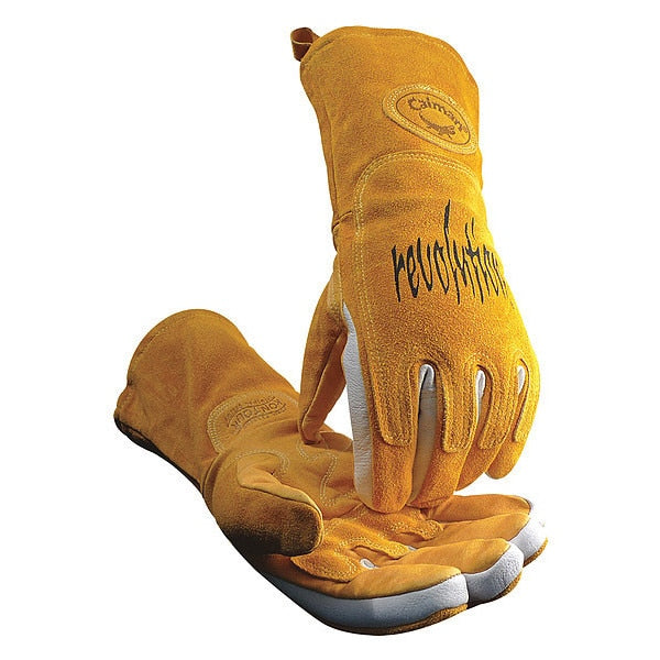 MIG/Stick Welding Gloves, Pigskin Palm, XL, PR