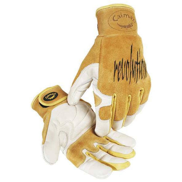 TIG Welding Gloves, Cowhide Palm, M, PR