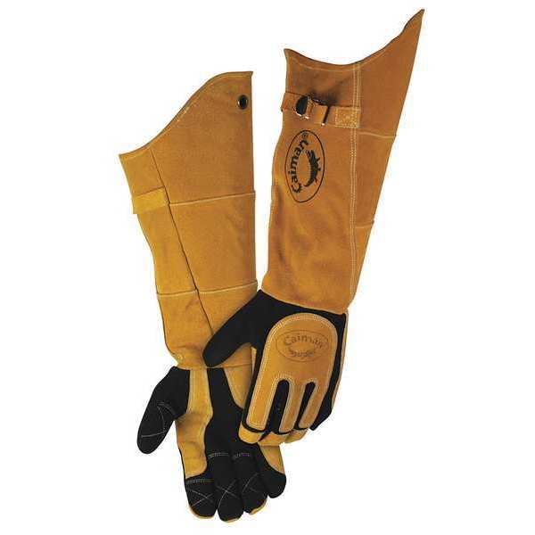 MIG/Stick Welding Gloves, Deerskin Palm, L, PR