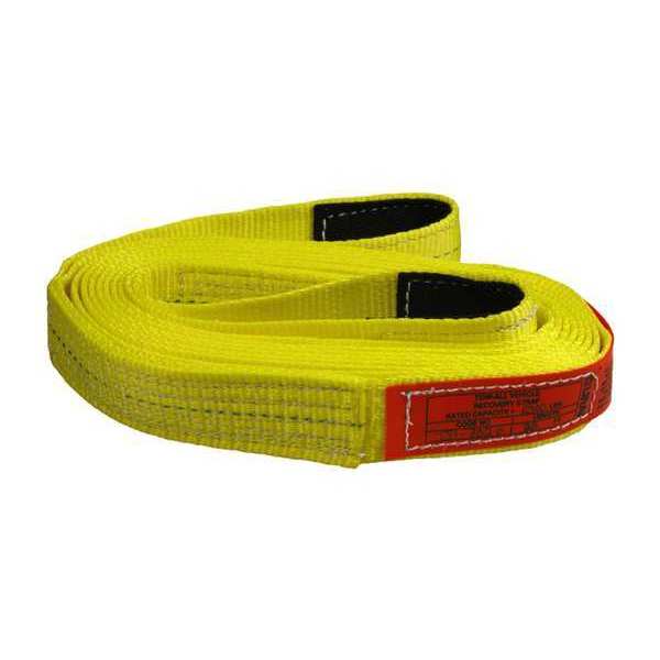 Tow Strap, Nylon, 2700 lb., 2in., 20 ft.