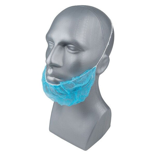 Beard Cover, PP, Universal, Blue, PK1000