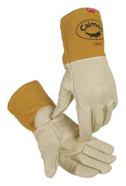 MIG Welding Gloves, Cowhide Palm, XL, PR