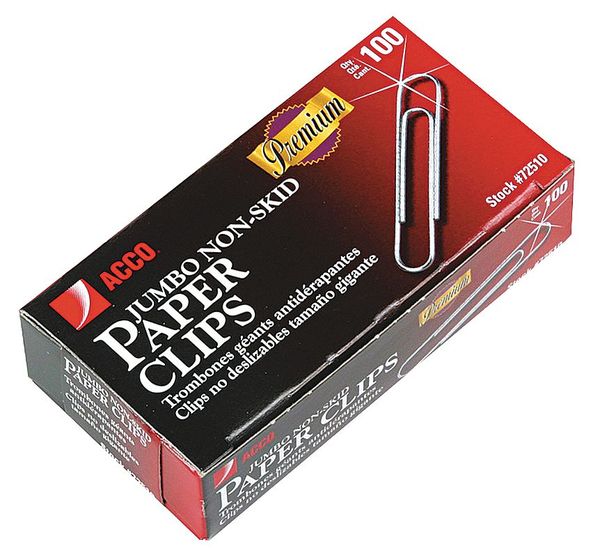 Paper Clip, Silver, Wire, PK1000