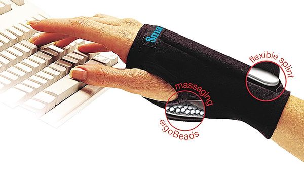 Wrist Wrap, Black, Lycra, M