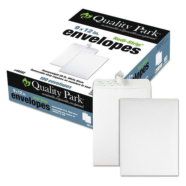 Catalog Envelope, White, Paper, PK100