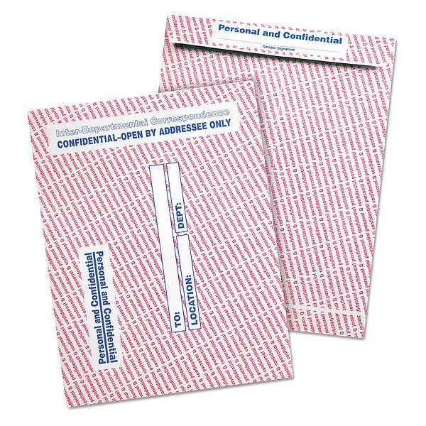 Interoffice Envelope, Gray, Paper, PK100