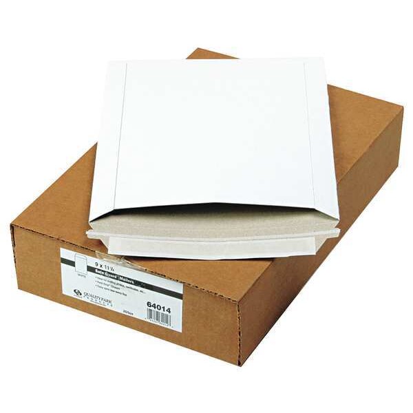 Photo/Doc Envelope, Wht, Fiberboard, PK25