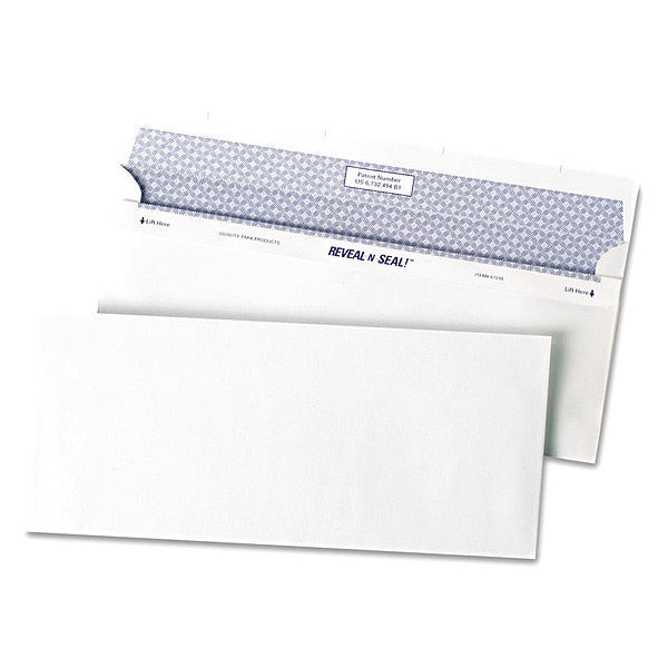 Business Envelope, White, Paper, PK500