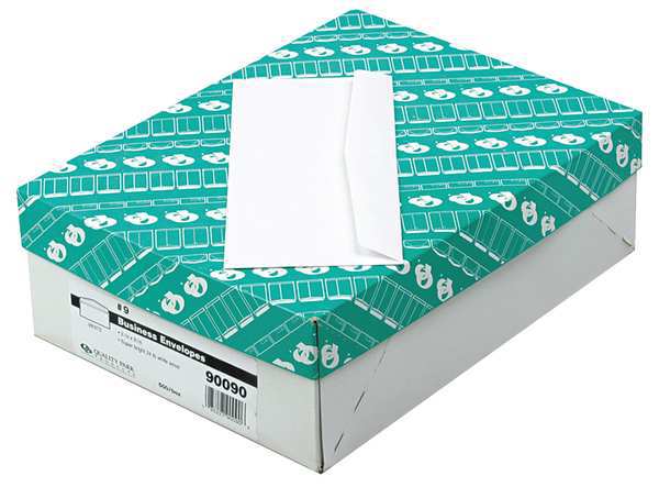 Business Envelope, White, Paper, PK500