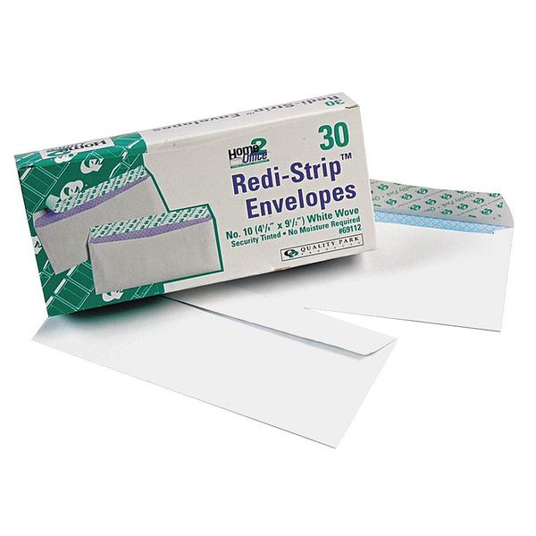 Business Envelope, White, Paper, PK30