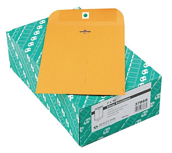 Catalog Envelope, Lt Brown, Kraft, PK100