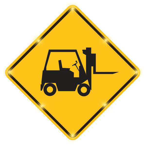 LED Sign, Forklift, Aluminum, 30