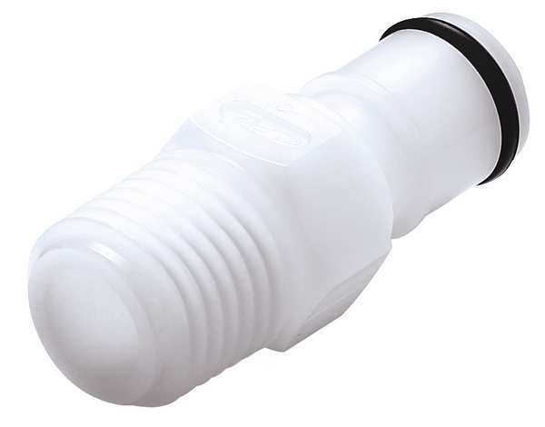 Coupler, Push In, Acetal, White
